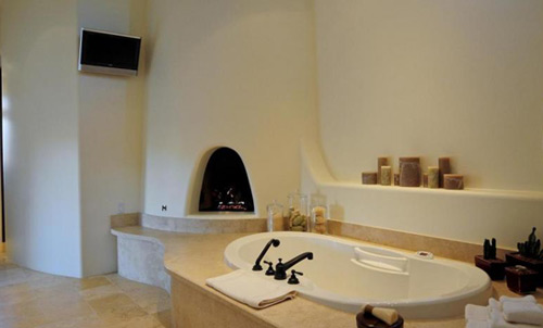 Fireplace in the Bathroom